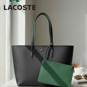 Lacoste reversible black and dark green