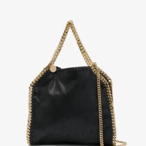stella mccartney medium Black with gold hardware