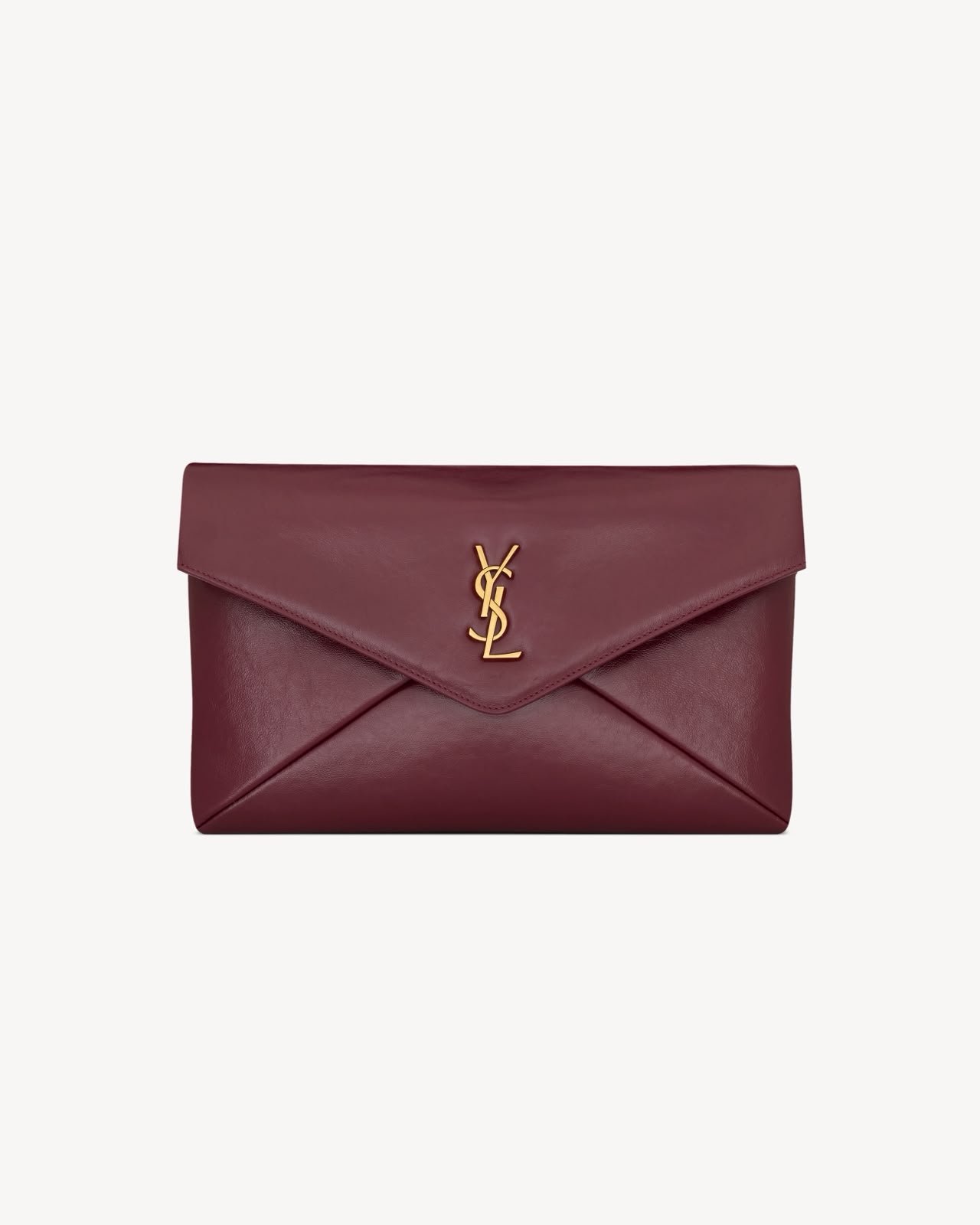 Ysl envelopes wine red clutch & cross - Image 7
